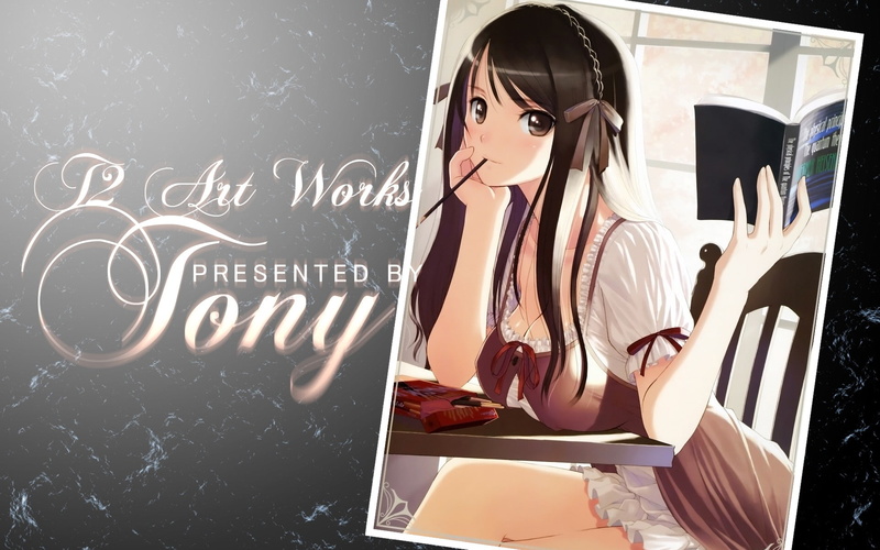 hair, pocky, 1080P, eyes, black, cleavage