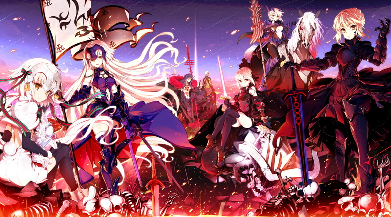 characters, Fate/Grand Order, Heroine X, creativity, Jeanne dArc Alter, male, day, nature, decoration, Saber (Fate Series), 1080P, sculpture, flowering plant