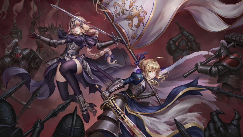 saber, art, 1080P, Fate, grand order, joan of arc, girls, anime, Destiny