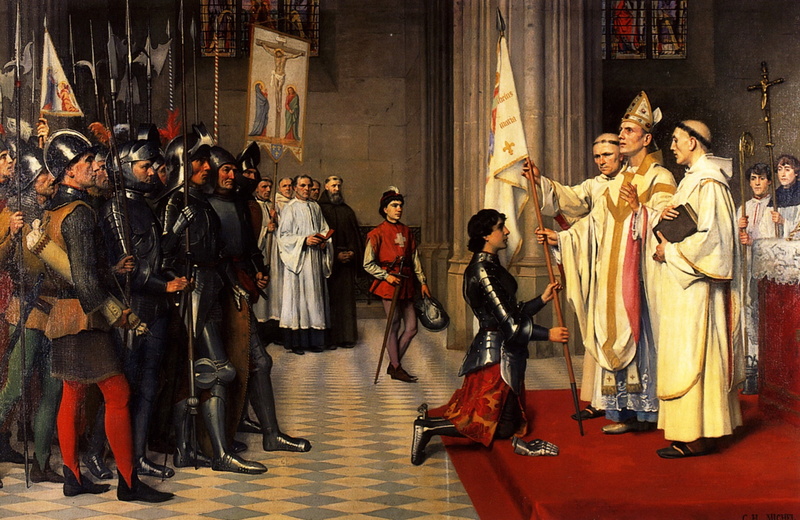Joan of Arc, 1080P, Banner, 1901, castle Museum, Blois