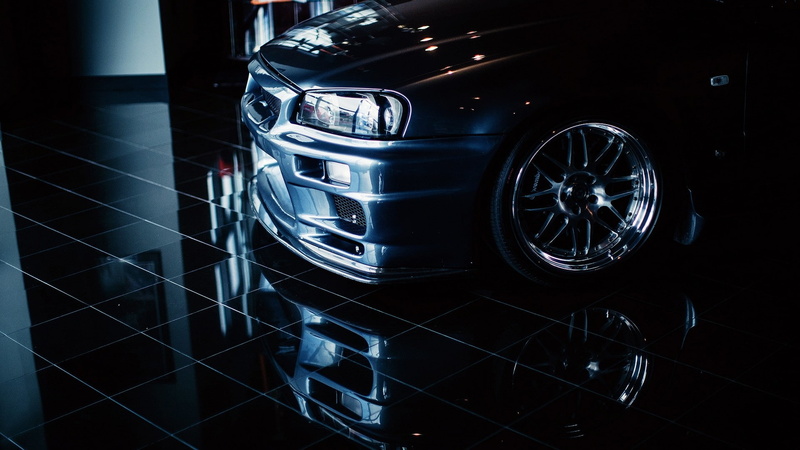chrome, city, 1080P, flooring, tire, JDM, black color, land vehicle, headlight, transportation, luxury, indoors, retro styled, no people, PSI Portland