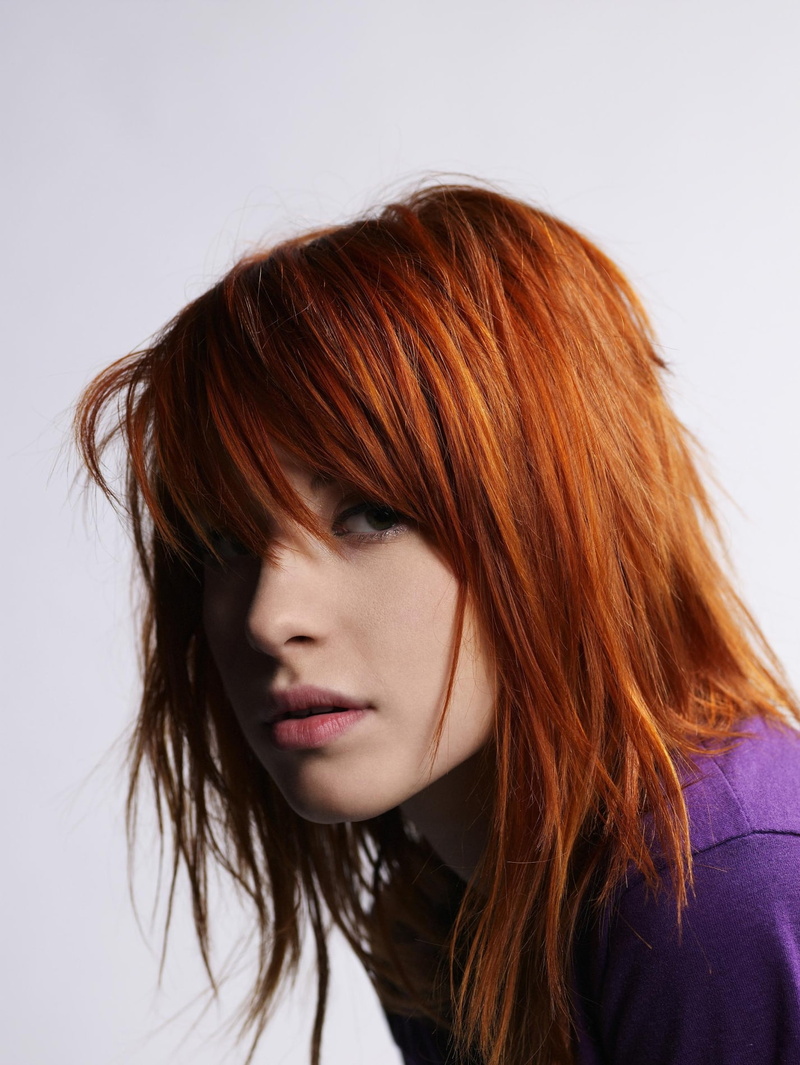 human face, women, portrait, beautiful people, hair, human hair, studio shot, headshot, one person, indoors, bangs, beautiful woman, 720P, long hair, Paramore