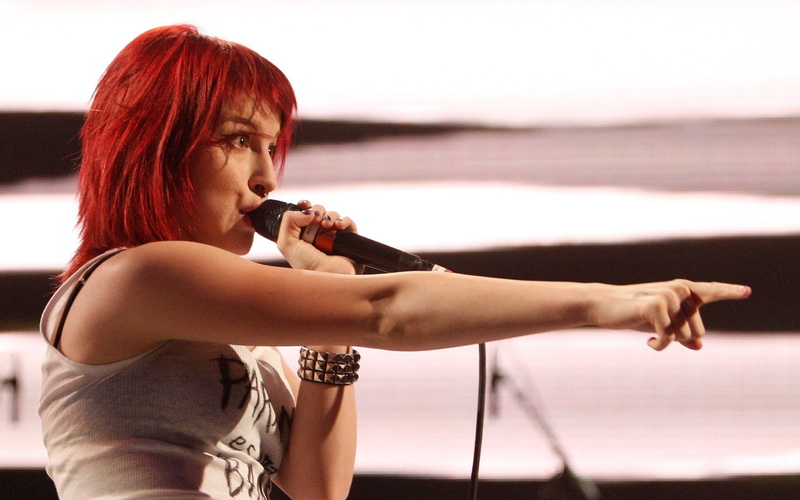 singer, 1080P, Hayley Williams, redhead, women, Paramore