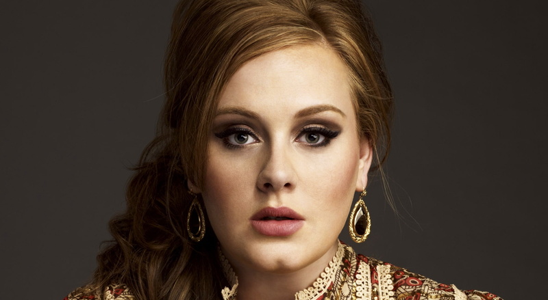 1080P, adult, looking at camera, beautiful people, Music, women, human face, adele, front view, body part, portrait, young adult, black background, one person
