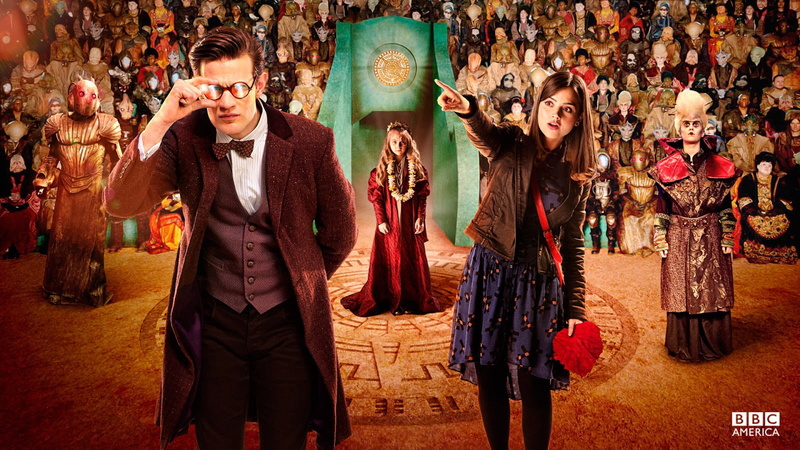 young adult, 720P, happiness, smiling, tv series, women, young women, men, Doctor Who, clothing, TV, three quarter length, adult, group of people, Matt Smith