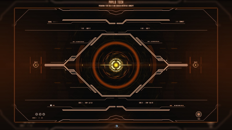HUD, interfaces, tech, science fiction, 2K