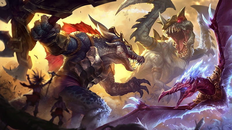 Renekton, ChoGath, Anivia, 1080P, League of Legends