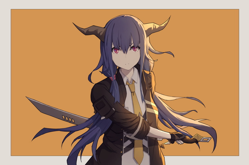 anime girls, portrait display, 720P, anime, Chen (Arknights), Yang Zheng Yu, Arknights