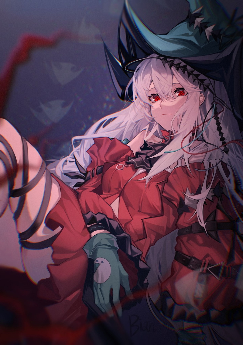 Arknights, anime girls, Skadi(Arknights), anime, BiShiYuAn, 1080P