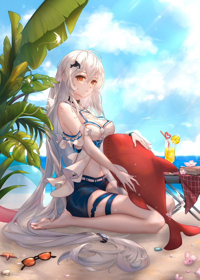 Arknights, Skadi(Arknights), anime, 4K, anime girls