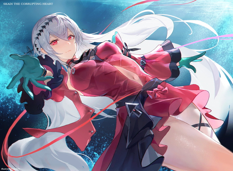 Arknights, Kuhnowushi, anime girls, Skadi(Arknights), anime, 720P
