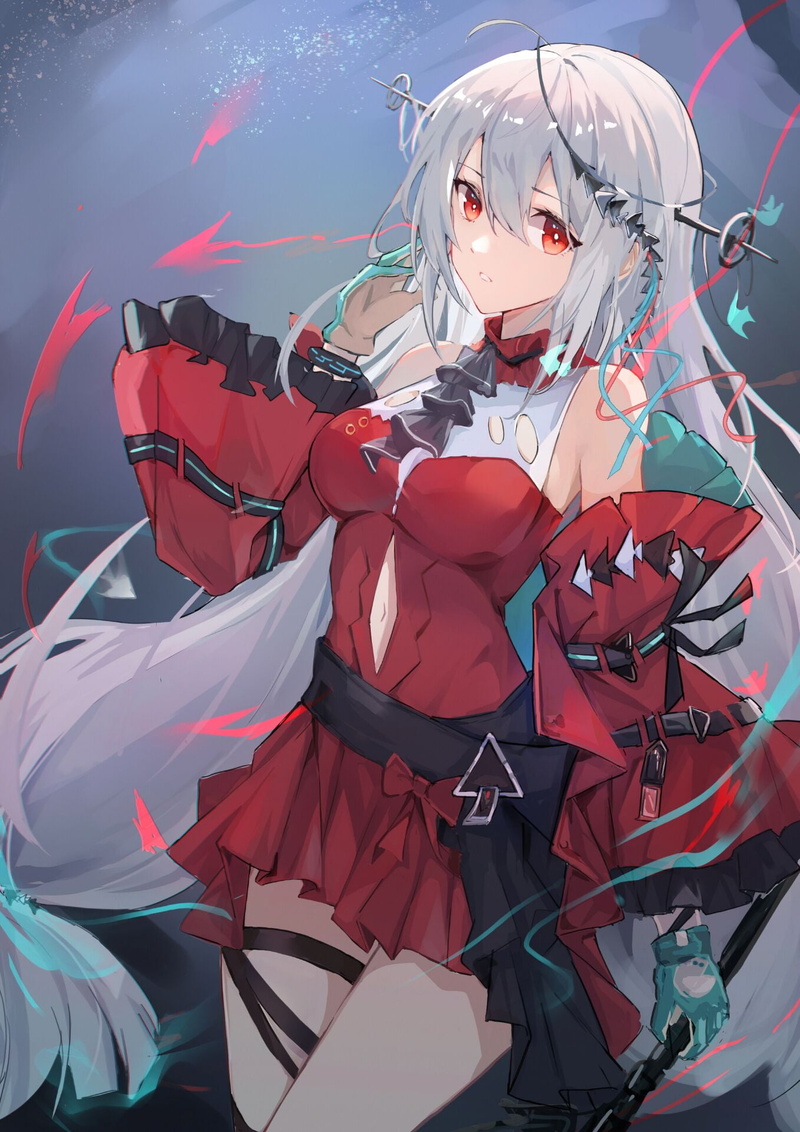 anime girls, Skadi(Arknights), anime, 1080P