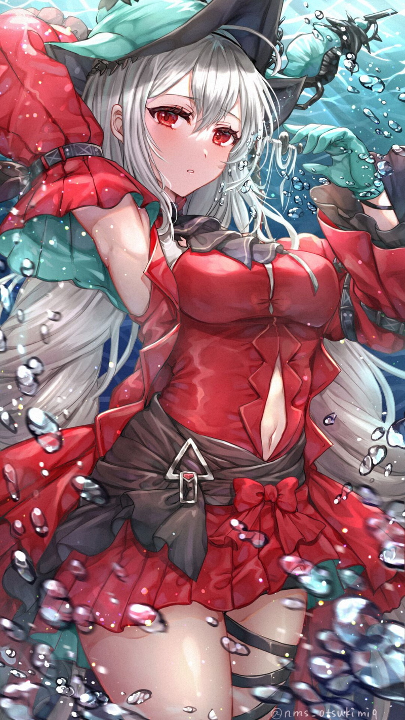 anime girls, 1080P, anime, Skadi(Arknights)
