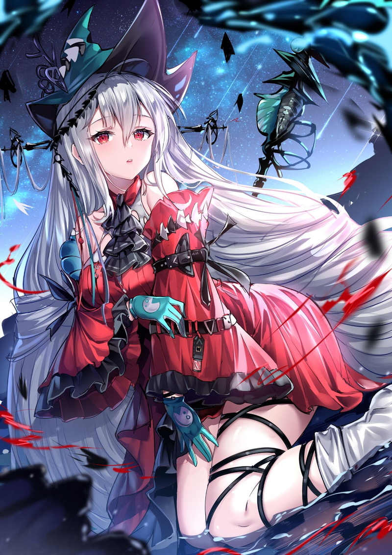 Skadi(Arknights), anime, 1080P, anime girls