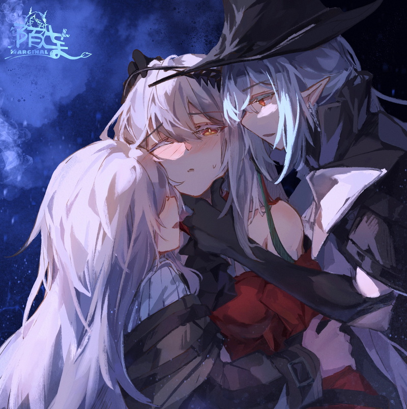 anime girls, anime, yuri, Skadi(Arknights), Moyu Marginal, 2K, Arknights
