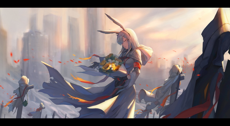 Arknights, anime girls, kumachi, 2K, Frostnova(Arknights)