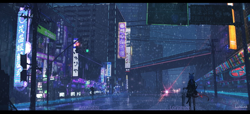 anime girls, 1080P, Arknights, anime, Lifeline