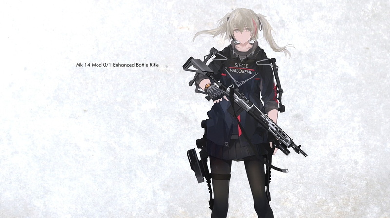 one person, weapon, studio shot, holding, 720P, anime, white background, nature, day, rifle, three quarter length, sign, rifles, arts culture and entertainment