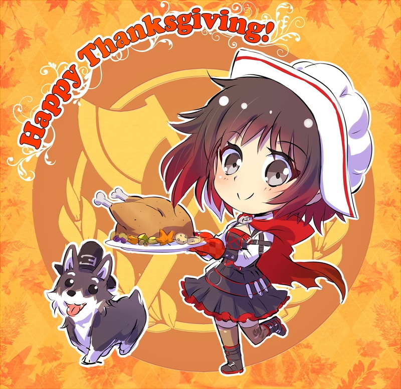 domestic animals, 720P, people, pets, RWBY, one animal, lifestyles, mountain, clothing, Thanksgiving, Ruby Rose (character), outdoors, feline, men, anime girls