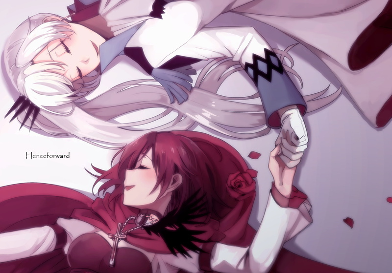 1080P, Ruby Rose (RWBY), RWBY, Weiss Schnee, Anime