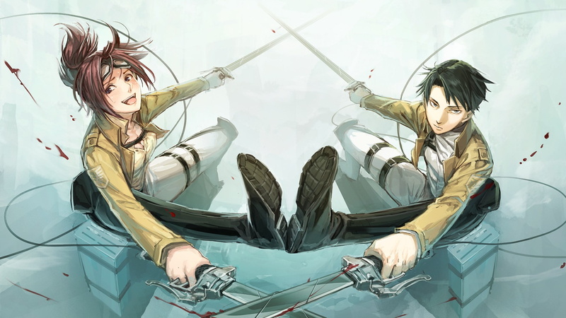 Hange Zoë, Anime, 1080P, Levi Ackerman, Attack On Titan