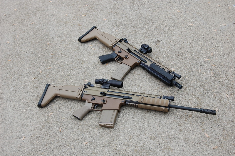 1080P, 2 pieces, machines, asphalt, Fn scar