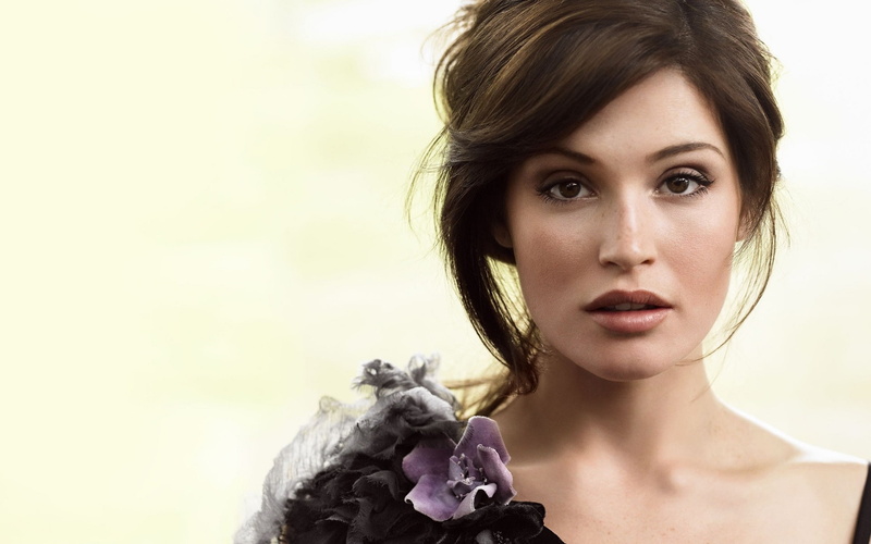 women, brunette, face, Gemma Arterton, 1080P, actress