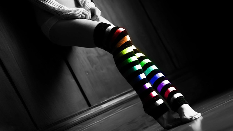 day, pair, 1080P, in a row, multi colored, black, architecture, socks, lighting equipment, transportation, no people, model, high angle view, illuminated