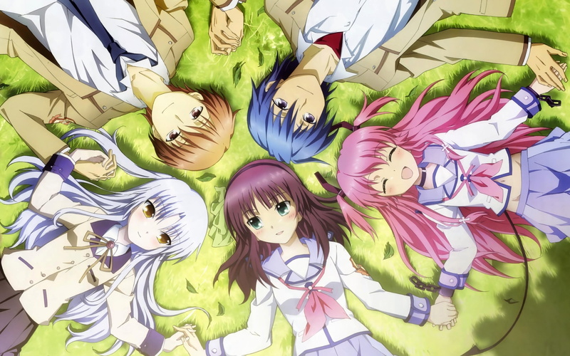 anime girls, nature, variation, art and craft, Otonashi Yuzuru, anime, high angle view, anime boys, large group of objects, no people, indoors, Tachibana Kanade