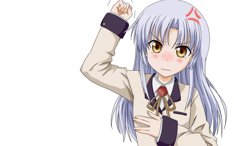 anime girls, Tachibana Kanade, Angel Beats!, 2K