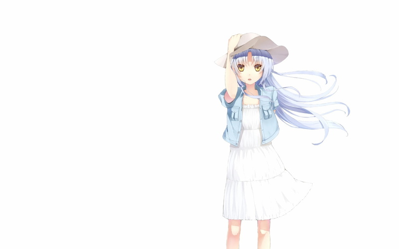 women, childhood, females, indoors, child, girls, Tachibana Kanade, standing, front view, one person, leisure activity, fashion, innocence, cute, three quarter length