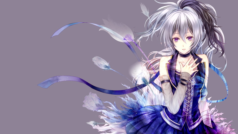 hair, anime girls, childhood, blond hair, 1080P, child, females, front view, hairstyle, nature, animal wing, costume, Vocaloid, women, fashion, one person