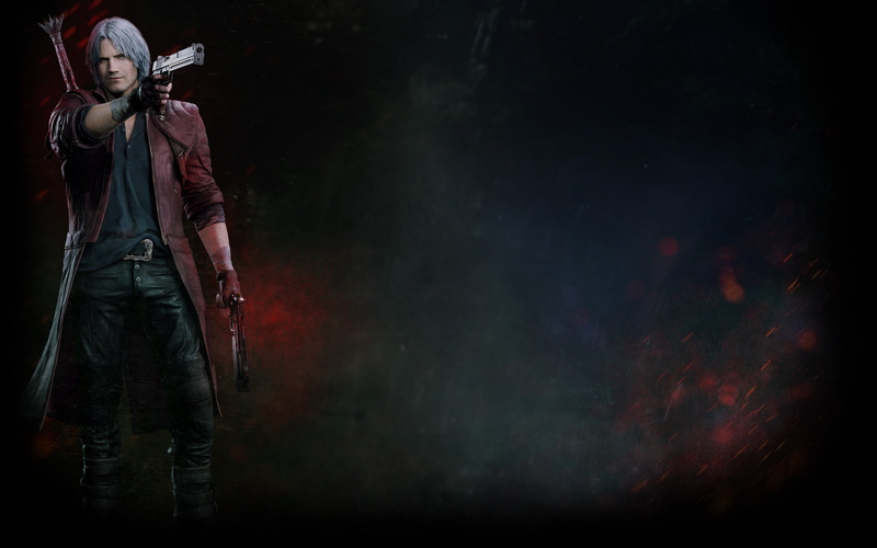 Dante (Devil May Cry), Devil May Cry, video games, Devil May Cry 5, gun, 1080P