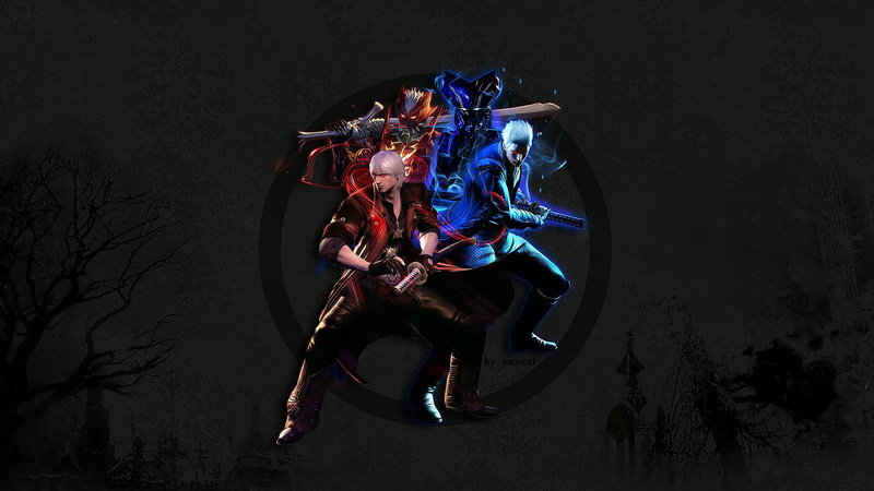 Vergil (Devil May Cry), 1080P, Devil May Cry, Dante (Devil May Cry), Devil May Cry 4
