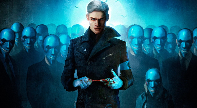 well-dressed, cry, portrait, vergil, Devil May Cry, devil, dmc, young adult, definitive, Games, contemplation, 2012, people, dark, waist up, Artwork, emotion