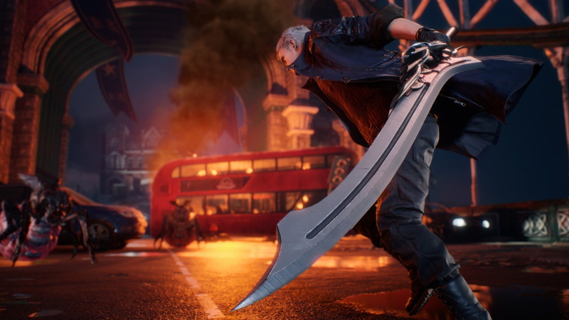 artist, Anime, Nero (Devil May Cry), musical instrument, music, architecture, occupation, Devil May Cry, side view, one person, motion, activity, musician