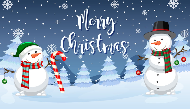 Xmas, snowman, Merry Christmas, Christmas, happy, New Year, snow, snowflakes, winter, 5K, decoration