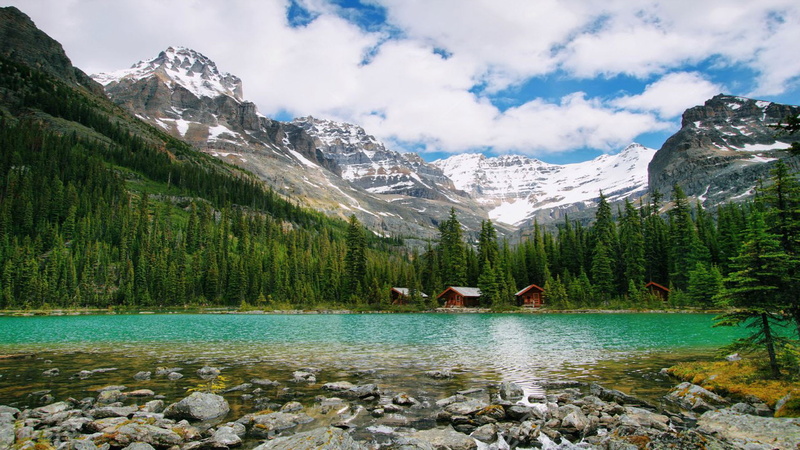 landscape, emerald, canada, lake, park, yok, photography, british, columbia, 1080P, hd, national
