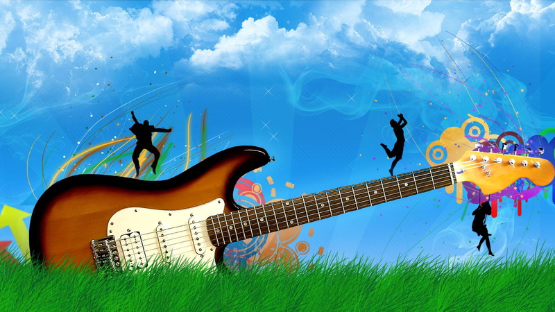 images, 1080P, 1920x1080, static, guitar