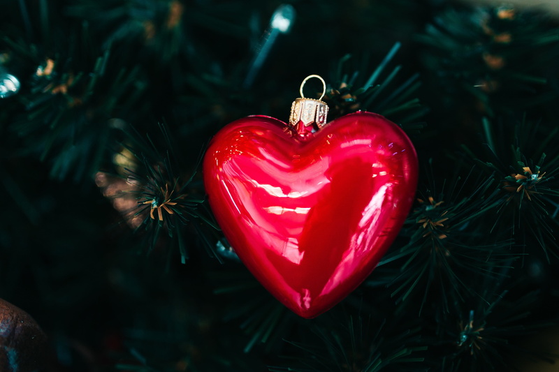 4K, holiday, balls, hanging, holidays, christmas ornament, positive emotion, emotion, close-up, love, xmas, holiday - event, decor, tree, heart shape