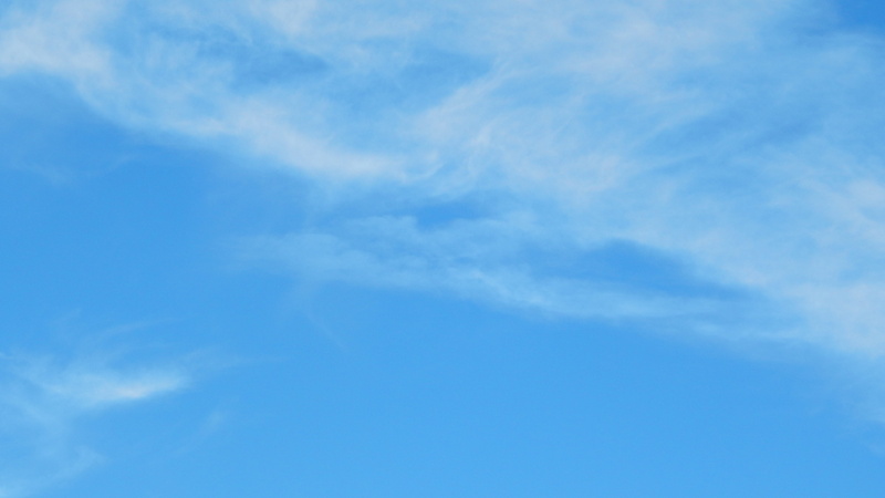 scenics - nature, blue, climate, 4K, nature, wind, outdoors, tranquility, low angle view, idyllic, cloud - sky, clouds, sky, no people, tranquil scene