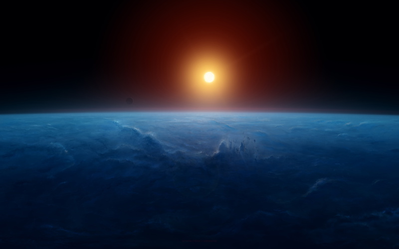 Horizon, k, 4K, Earth, sunrise
