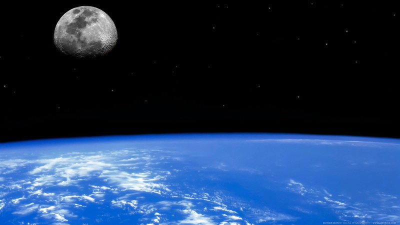 nature, From Space, planetary moon, mother, sky, black background, water, space exploration, Moon, sphere, moon surface, cloud - sky, Planet, outdoors