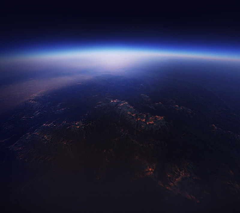 earth, HD, Horizon, satellite, view, Android O, Stock, 2K, Planet