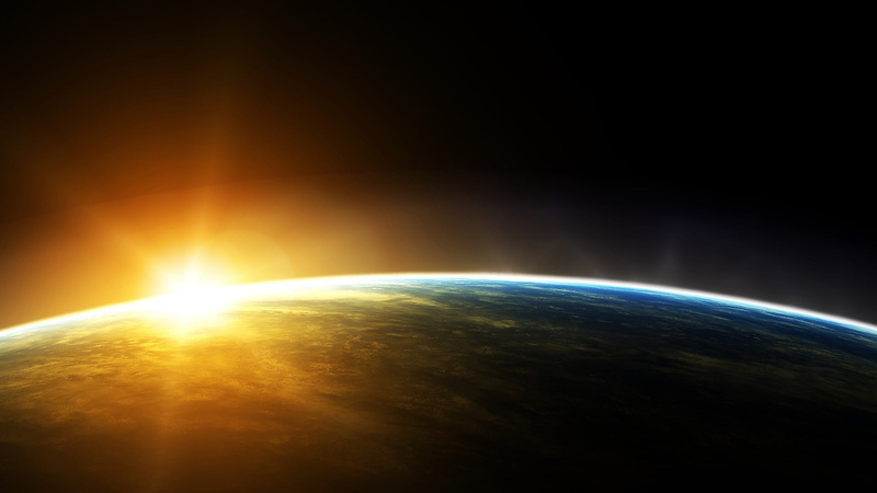 earth, art, HORIZON, space, outer space, planets, astronomy, x, outer, 1080P, hd