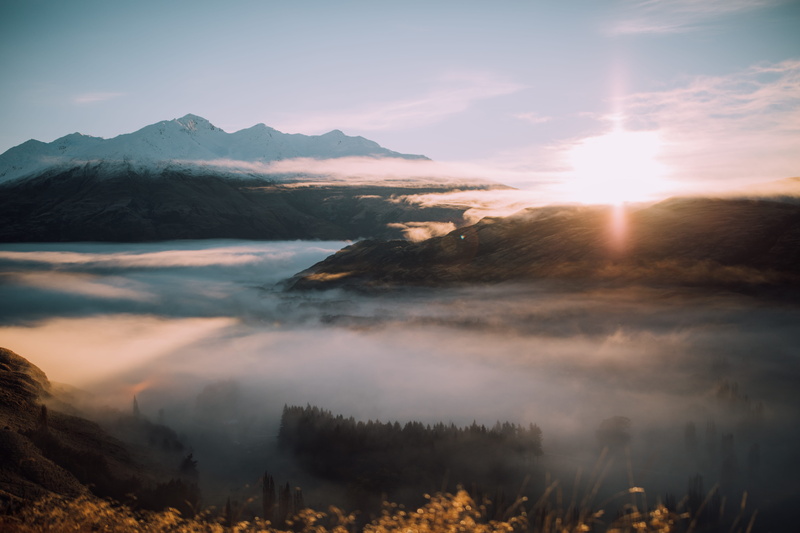 environment, backgrounds, water, beauty in nature, sunrise, surrounded, non-urban scene, sun, cloud - sky, desktop background, eye, mountain