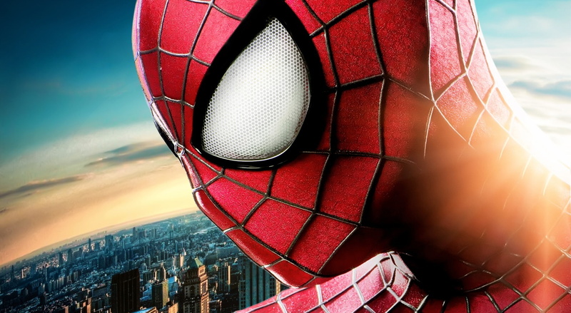digital, sunset, lifestyles, architecture, building exterior, spider, one person, close-up, sunlight, cloud - sky, leisure activity, Spider-Man, red, man
