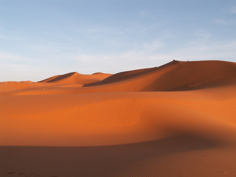 remote, arid climate, erg Chebbi Dunes, beauty in nature, sahara Desert, desert, no people, climate, dune field, sky, hot, scenics - nature, travel destinations