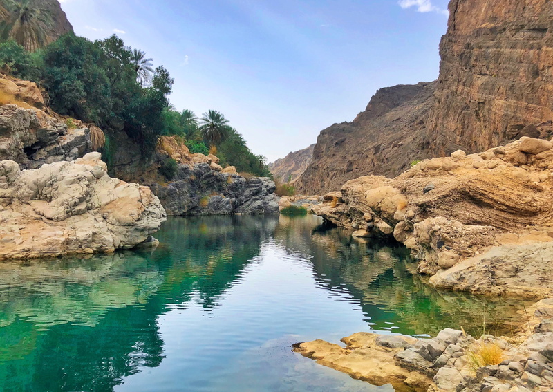 no people, nature, geology, idyllic, waterfront, sky, physical geography, rock - object, lake, eroded, day, qurayyat, solid, tranquil scene, water, landscape