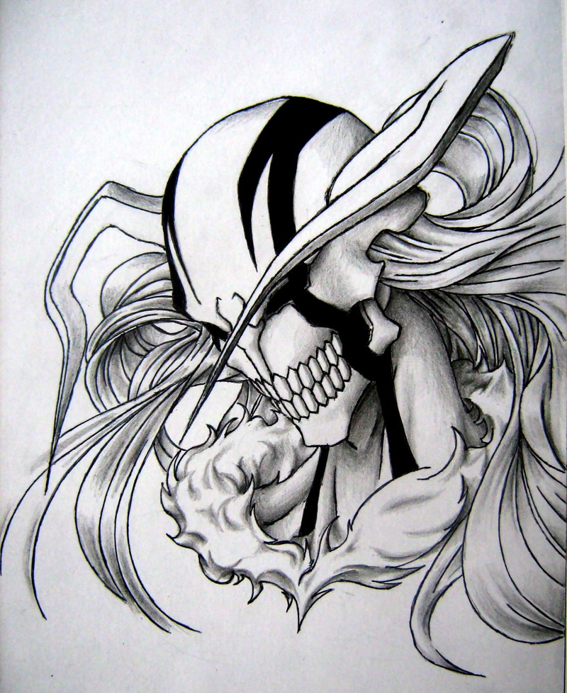 hd, bleach, hollow, ichigo, kurosaki ichigo, kurosaki, x, 1080P, vastolorde, art, sketches, anime